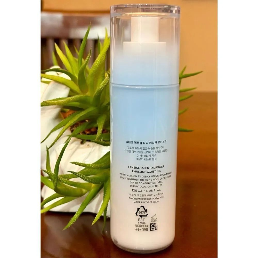 LANEIGE - NWOT - Essential Power Emulsion (Moisture), 120 ml (4 fl oz) No Box - Picture 4 of 10
